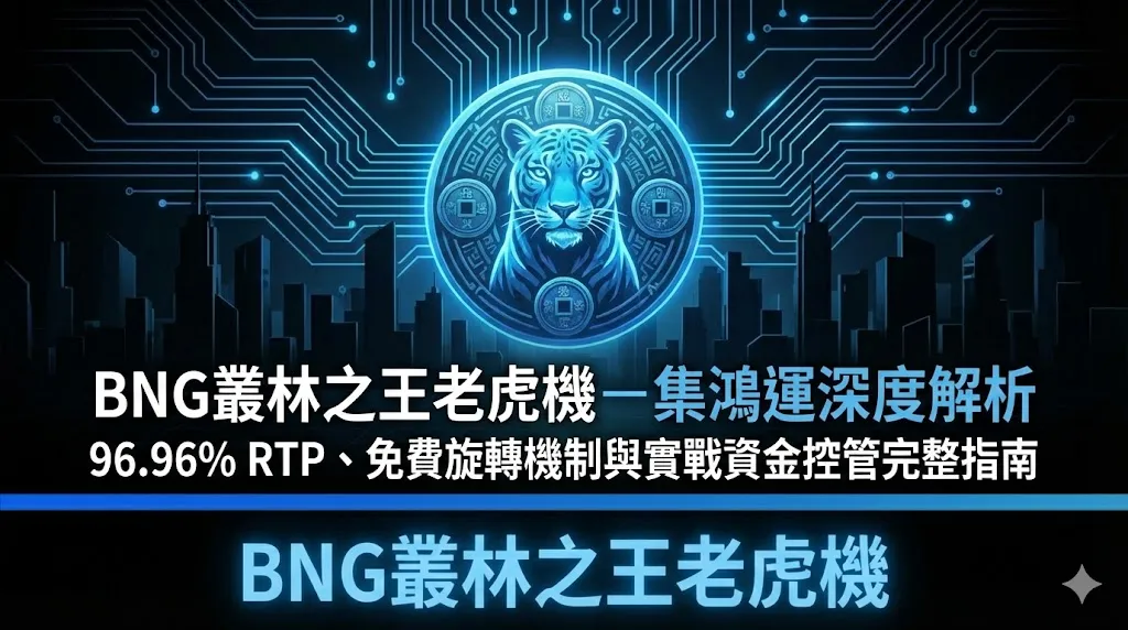 BNG叢林之王老虎機－集鴻運深度解析：96.96% RTP、免費旋轉機制與實戰資金控管完整指南