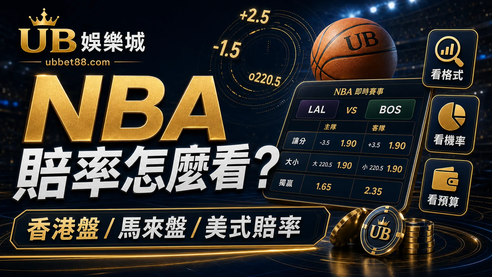 NBA 賠率怎麼看？超實用 9 招一次搞懂香港盤/馬來盤/美式賠率（含換算表）