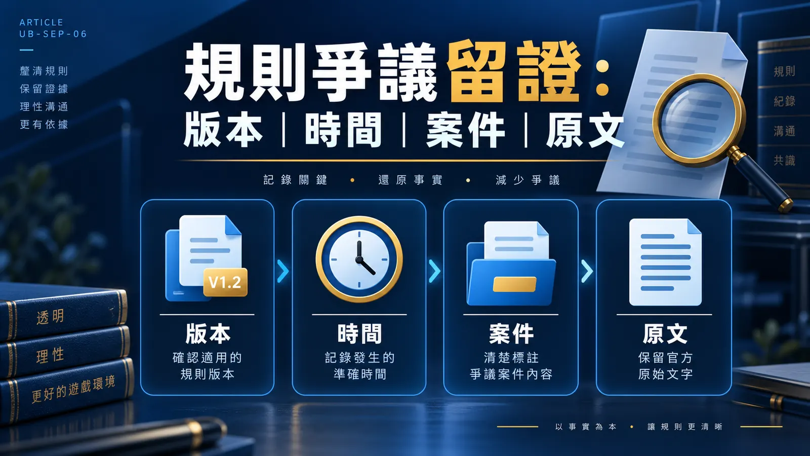 規則頁和客服回覆不一致怎麼辦?版本、時間與問題編號留證 精選資訊圖
