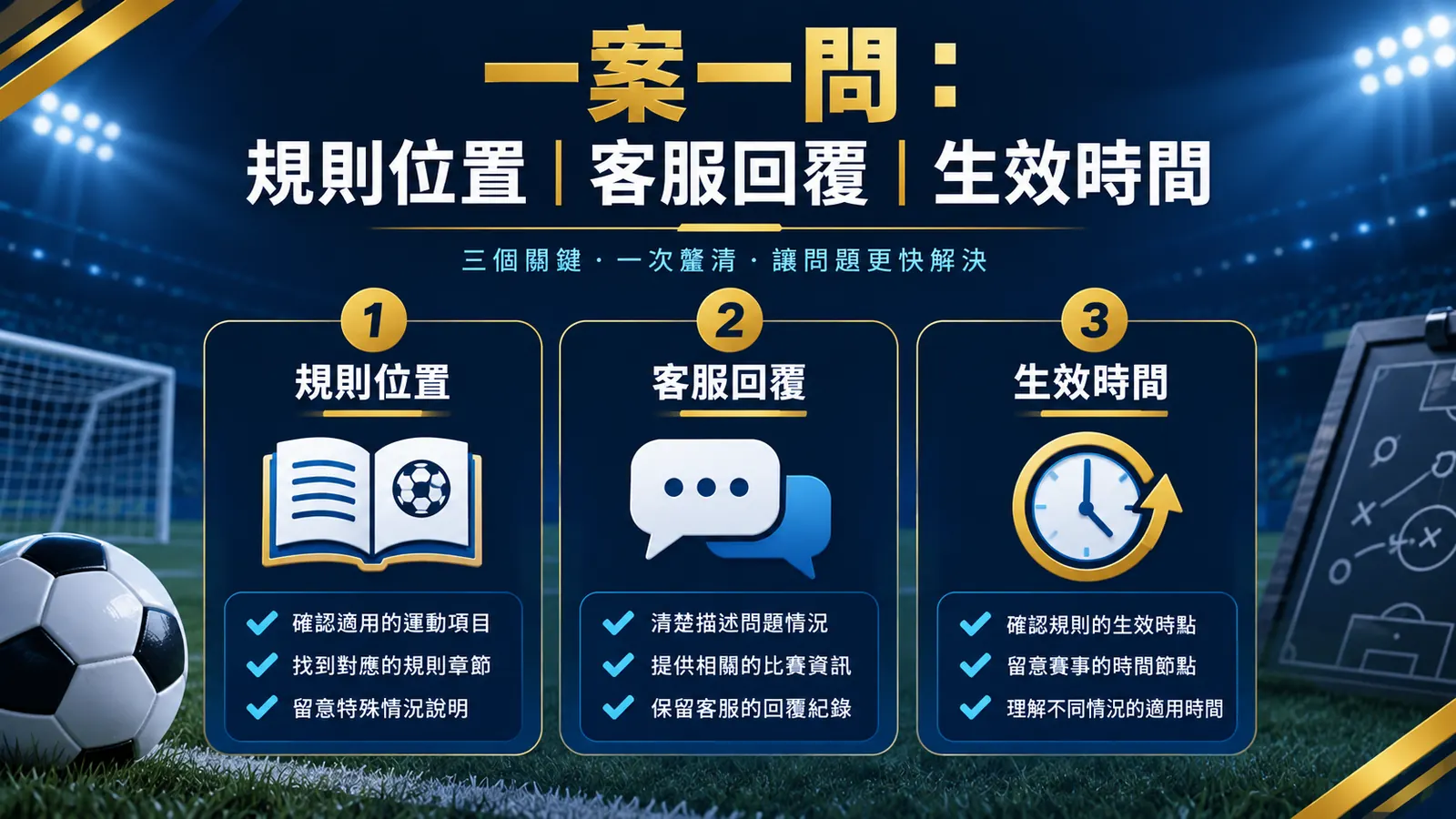 規則頁和客服回覆不一致怎麼辦?版本、時間與問題編號留證 內文核對資訊圖