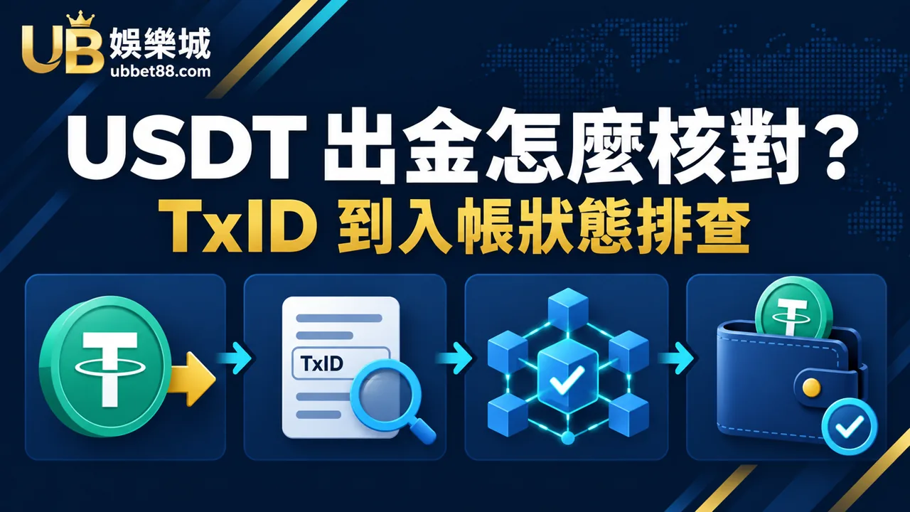 USDT 出金怎麼核對？從提領申請、TxID 到入帳狀態的排查順序