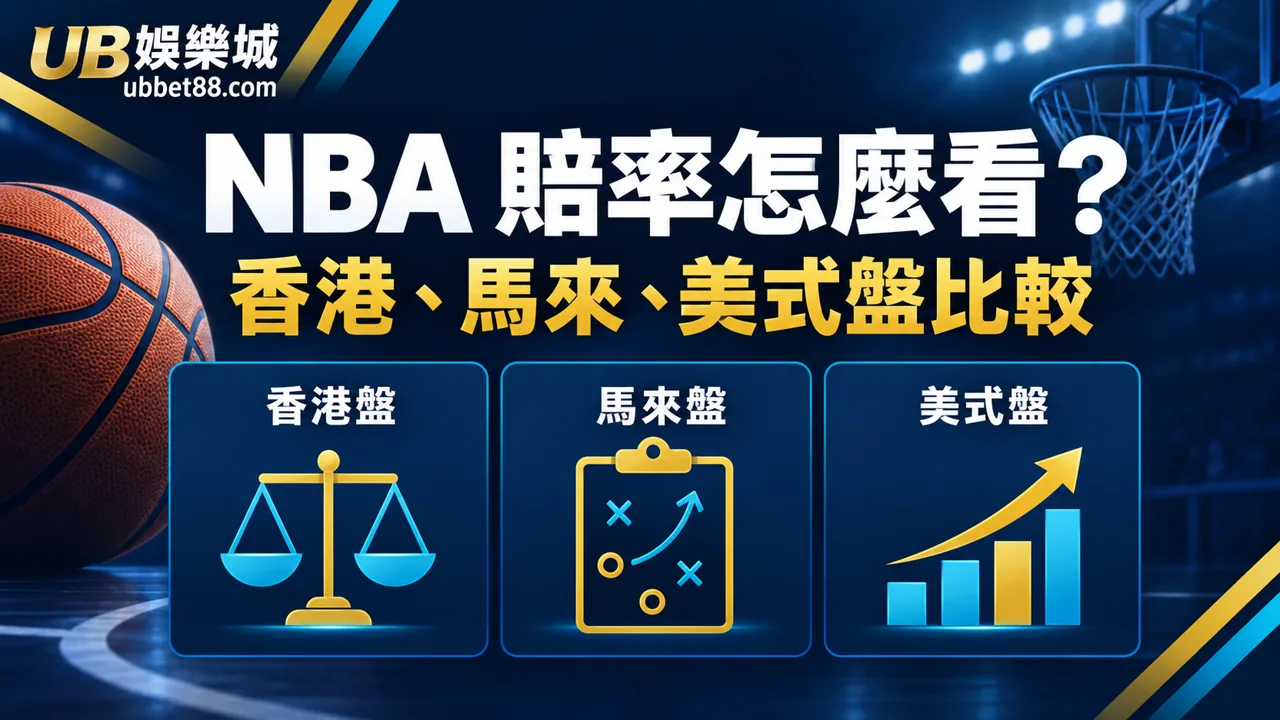 NBA 賠率怎麼看？香港盤、馬來盤與美式盤先分清再比較